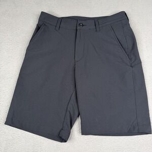 Under Armour Shorts Mens 30 9" Inseam Black Golf Chino Stretch Performance